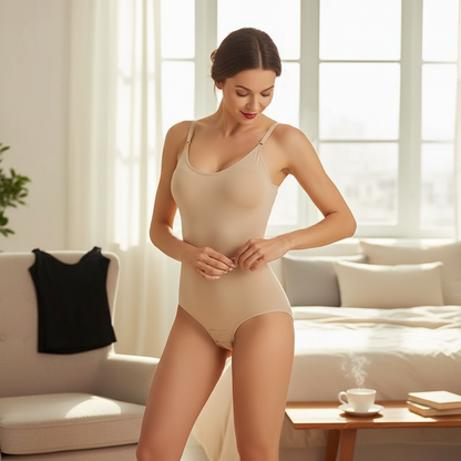 1PC Women Breathable Shapewear Bodysuit Full Body Sculpting Underwear Waist Trimmer Fitness Clothing Seamless Bandeau Design